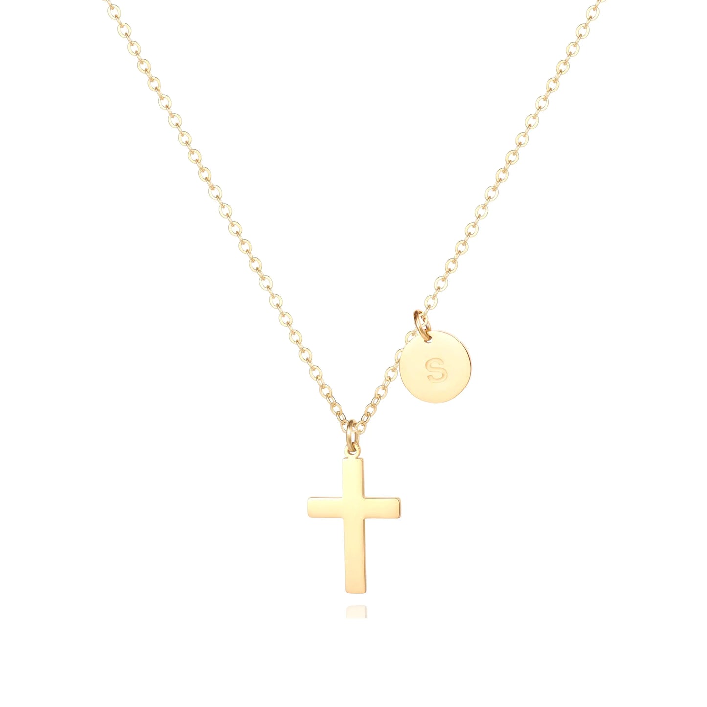 18K Gold Plated Cross Necklace