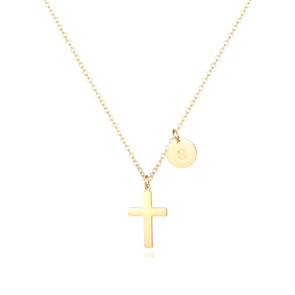 18K Gold Plated Cross Necklace